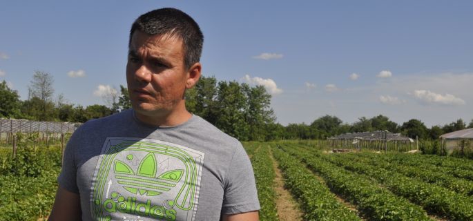 Vasile Şoloiu s-a apucat de agricultură în 2007