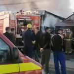 PRAHOVA: Incendiu violent la un service de lângă Autogara Câmpina!